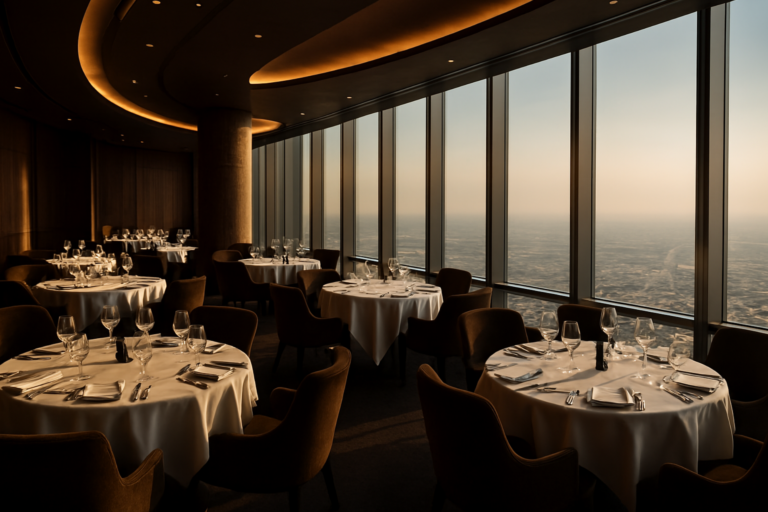 Onde fica o restaurante giratório de “Missão Impossível” em Dubai